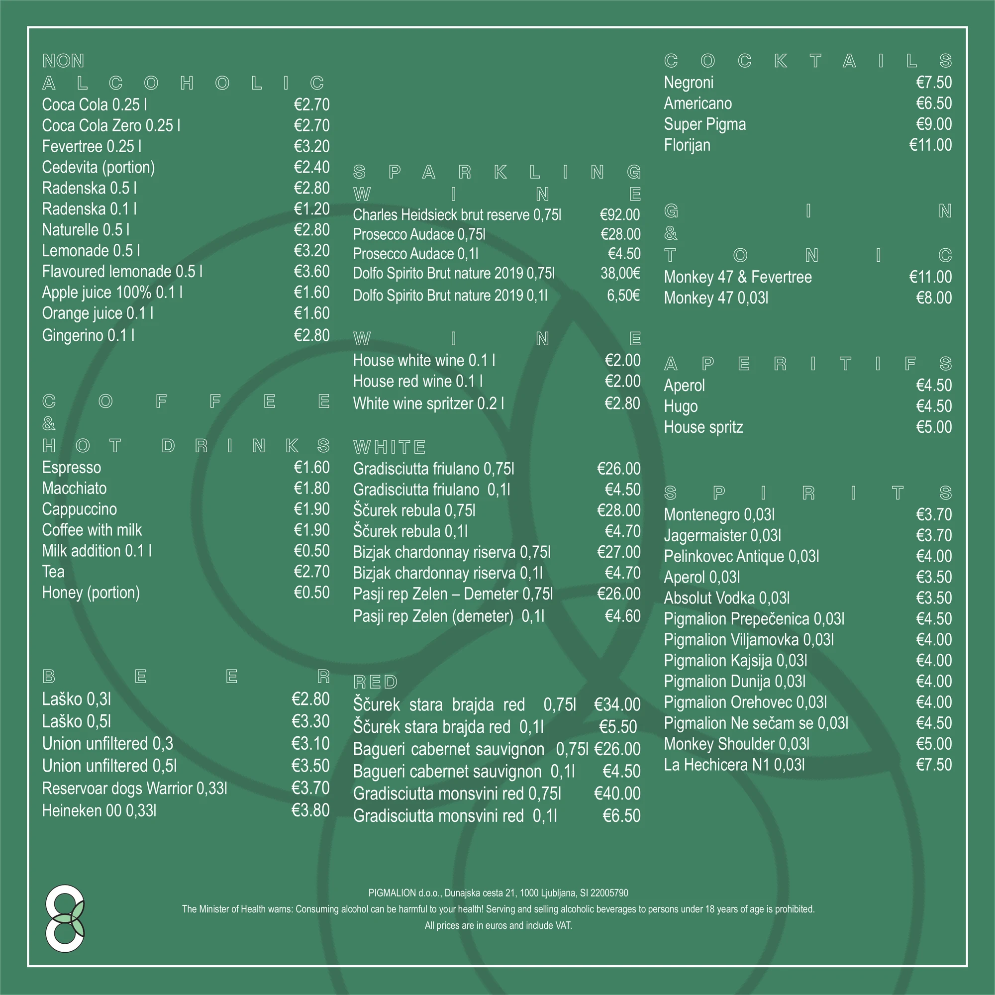 Super Osmica menu - page 2
